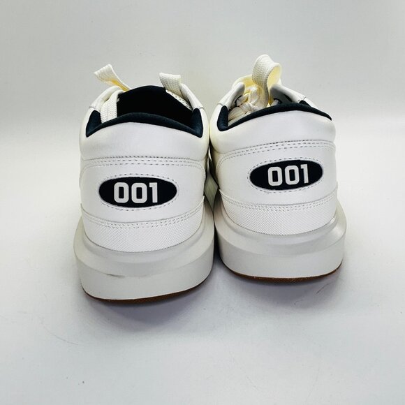 AX Armani Exchange Sneakers with Logo Mens Size 12 Off White Navy Casual Shoe - Picture 7 of 14